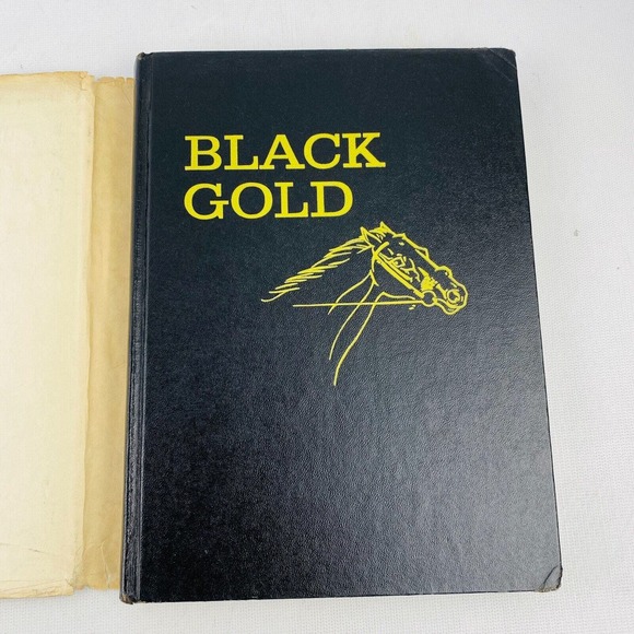 Vintage‎ Black Gold Marguerite Henry 1957 A First Edition Hardcover Dust Jacket - Picture 8 of 8